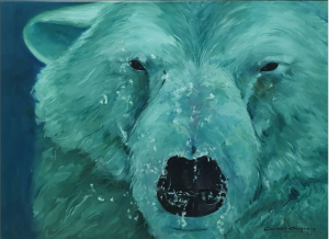 bajo el agua       öleo sobre lino           92x54           1200€